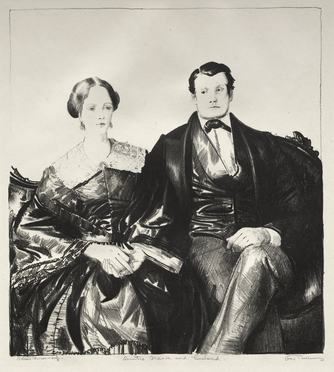 Moster Mason och hennes man av George Bellows