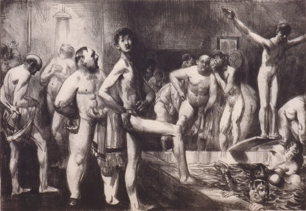 Bad för affärsmän av George Bellows