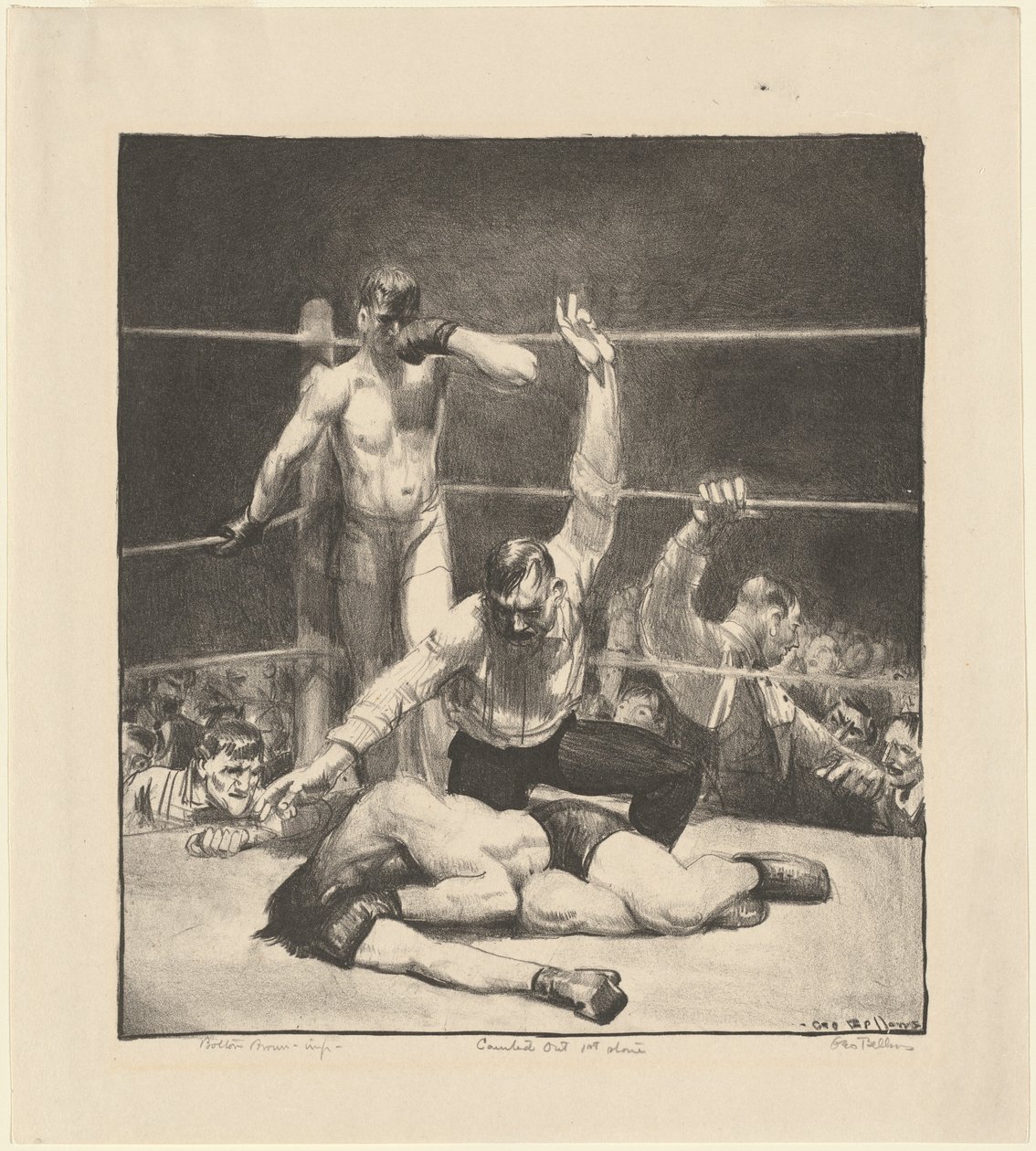 ”Counted Out”, första stenen av George Bellows