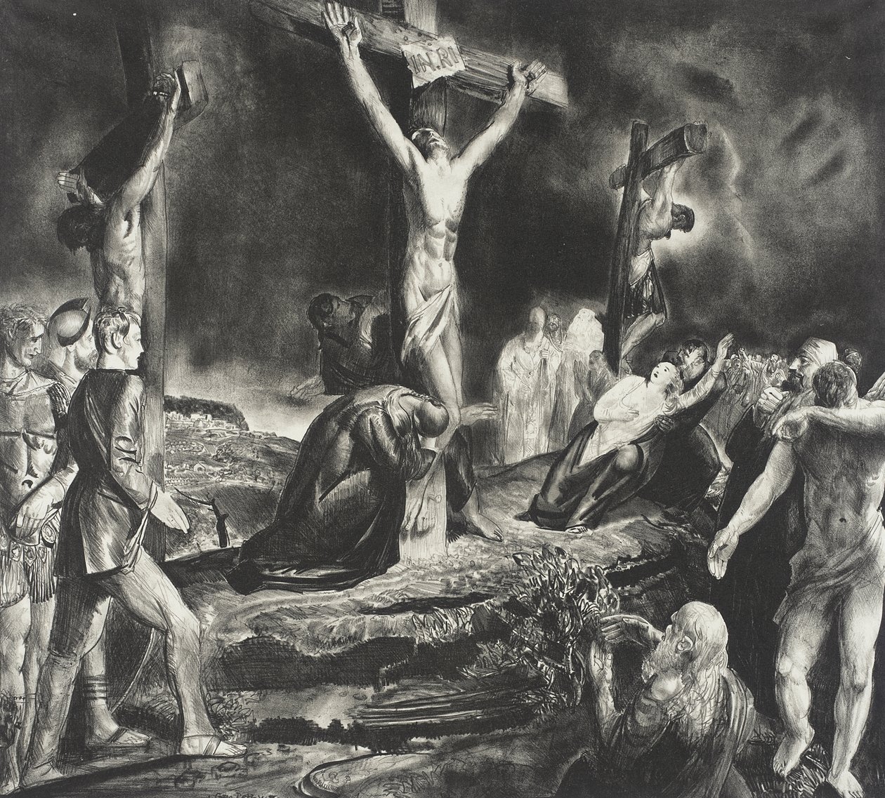 Kristi korsfästelse av George Bellows