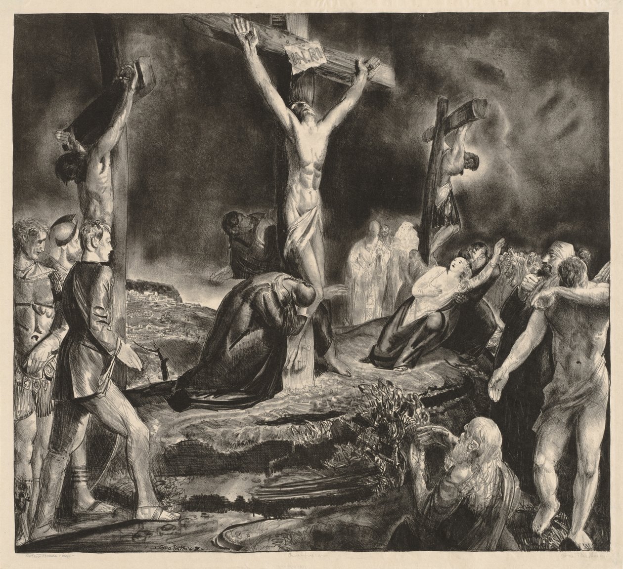 Kristi korsfästelse av George Bellows