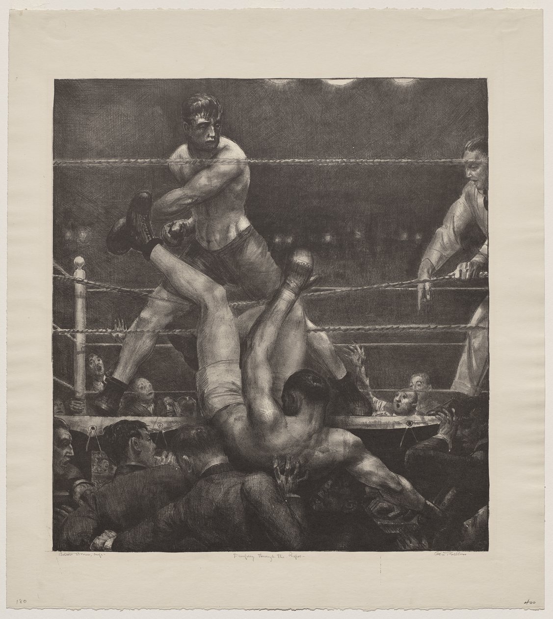 Dempsey genom repen av George Bellows