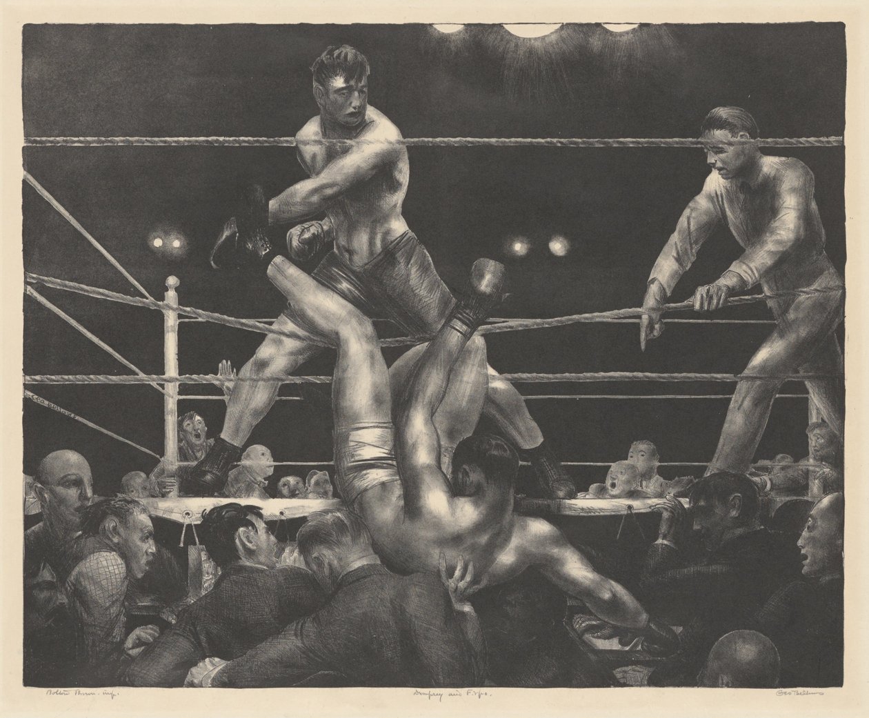 Dempsey och Firpo av George Bellows