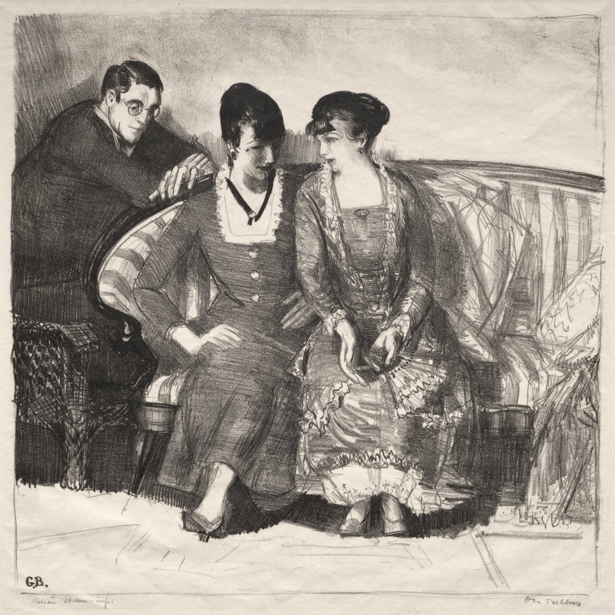 Emma, Elsie och Gene av George Bellows