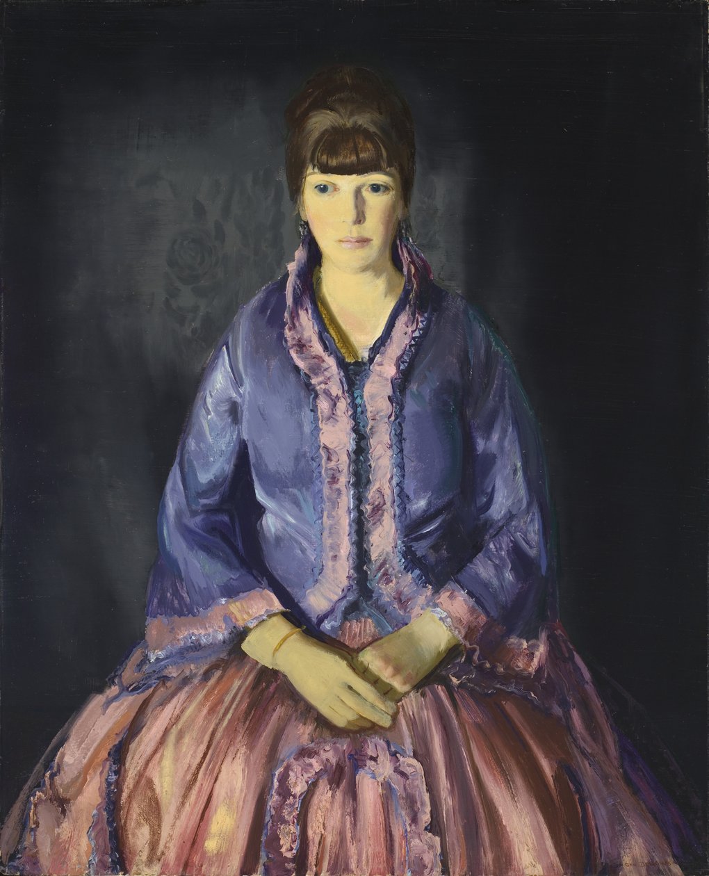 Emma i den lila klänningen av George Bellows