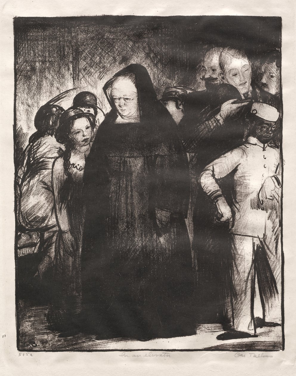 I en hiss av George Bellows