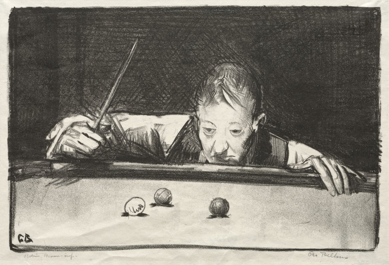 Inomhusidrottare av George Bellows