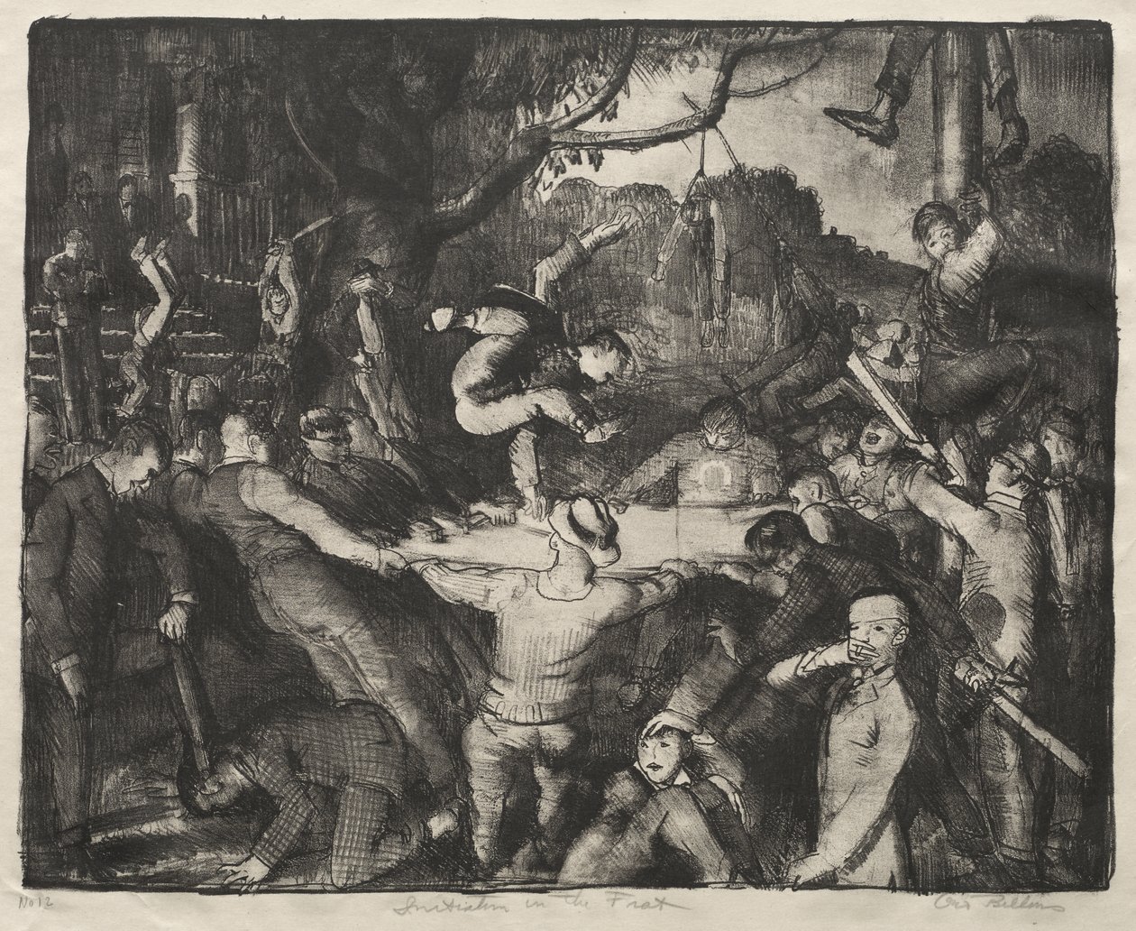 Invigning i studentföreningen av George Bellows
