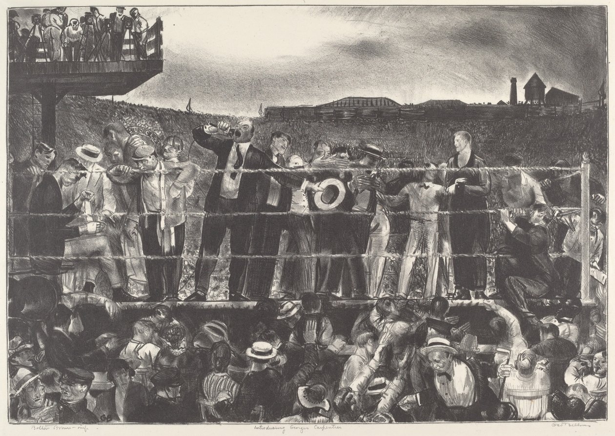 Vi presenterar Georges Carpentier av George Bellows