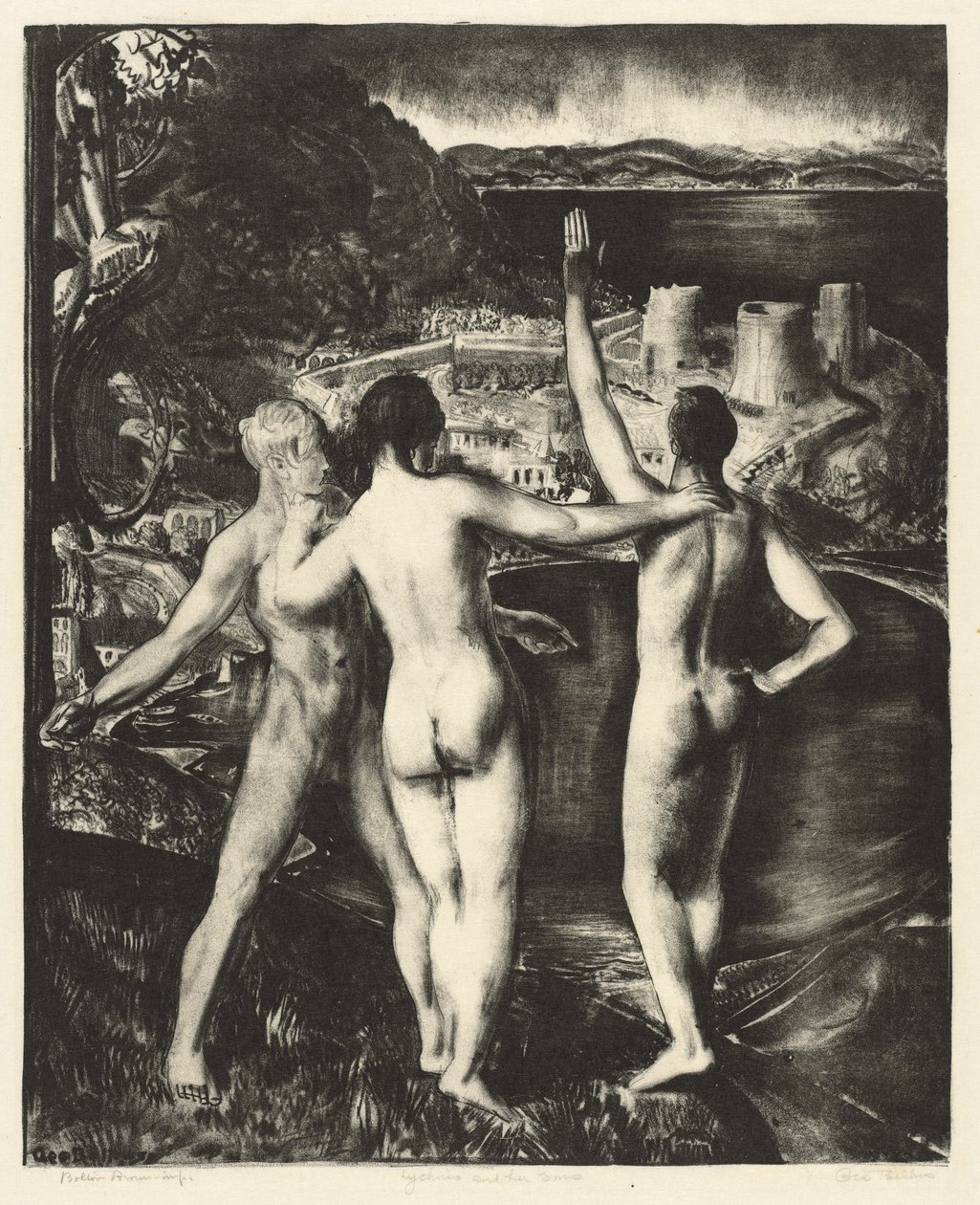 Lychnis och hennes söner av George Bellows