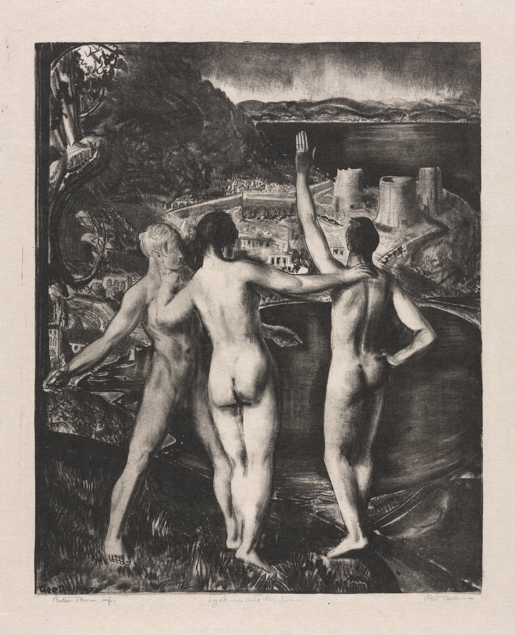 Lychnis och hennes söner av George Bellows