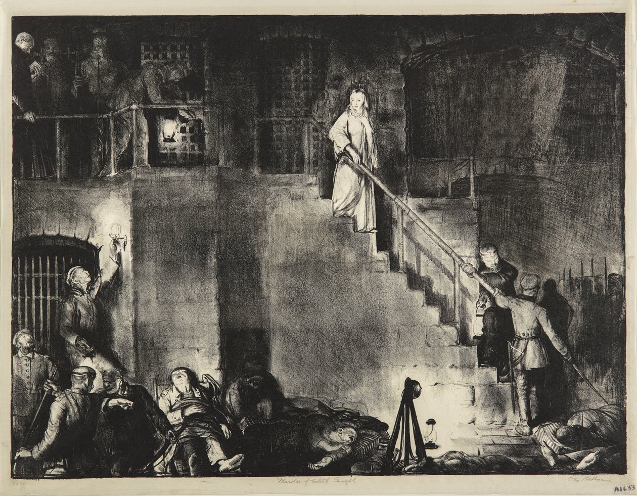 Mordet på Edith Cavell av George Bellows