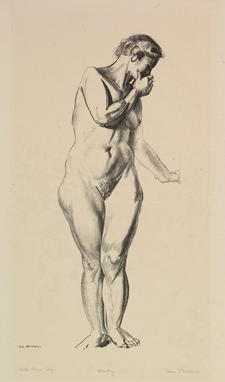 Studie av nakenbilder av George Bellows