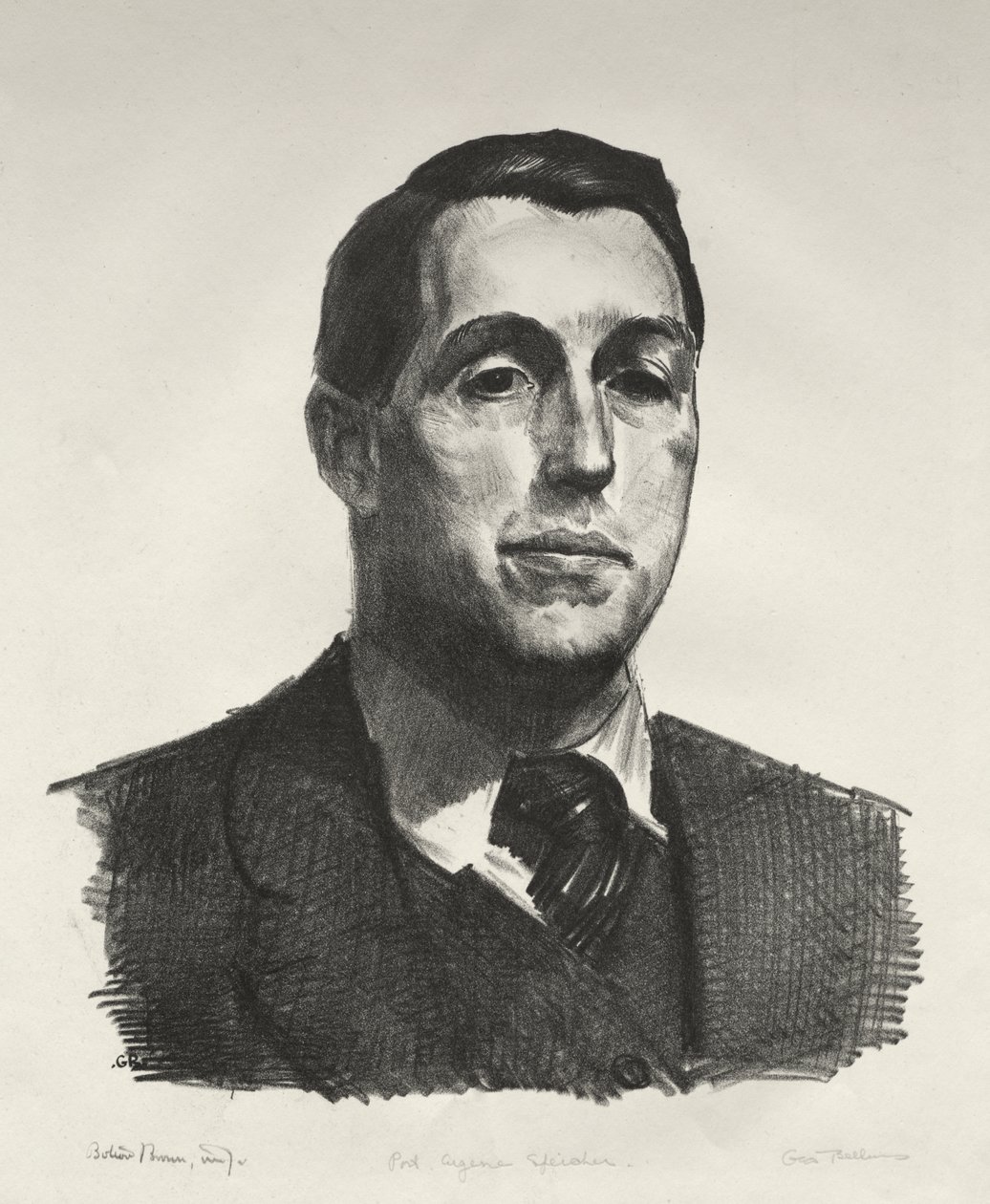 Porträtt av Eugene Speicher, första stenen av George Bellows