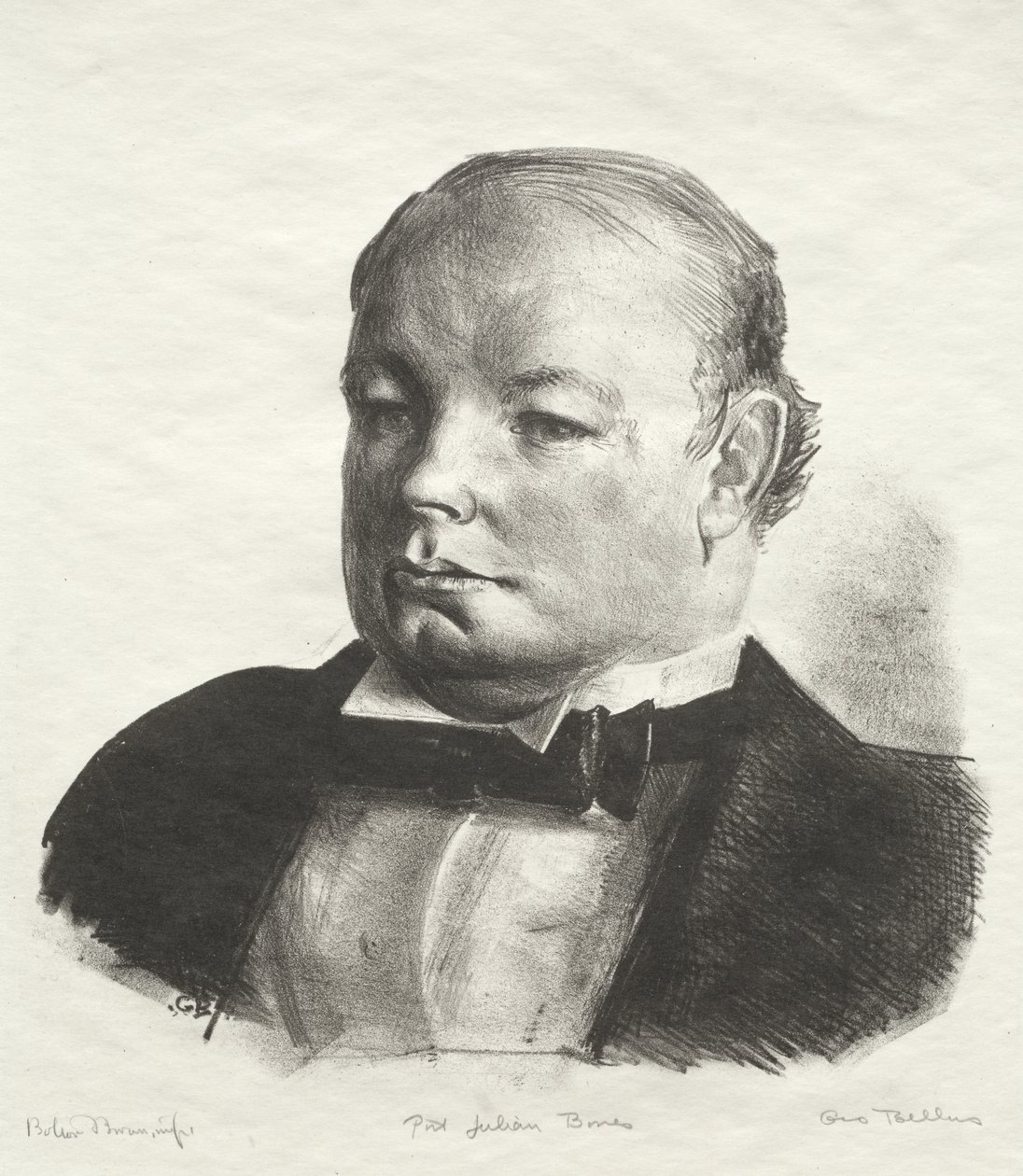 Porträtt av Julian Bowes av George Bellows