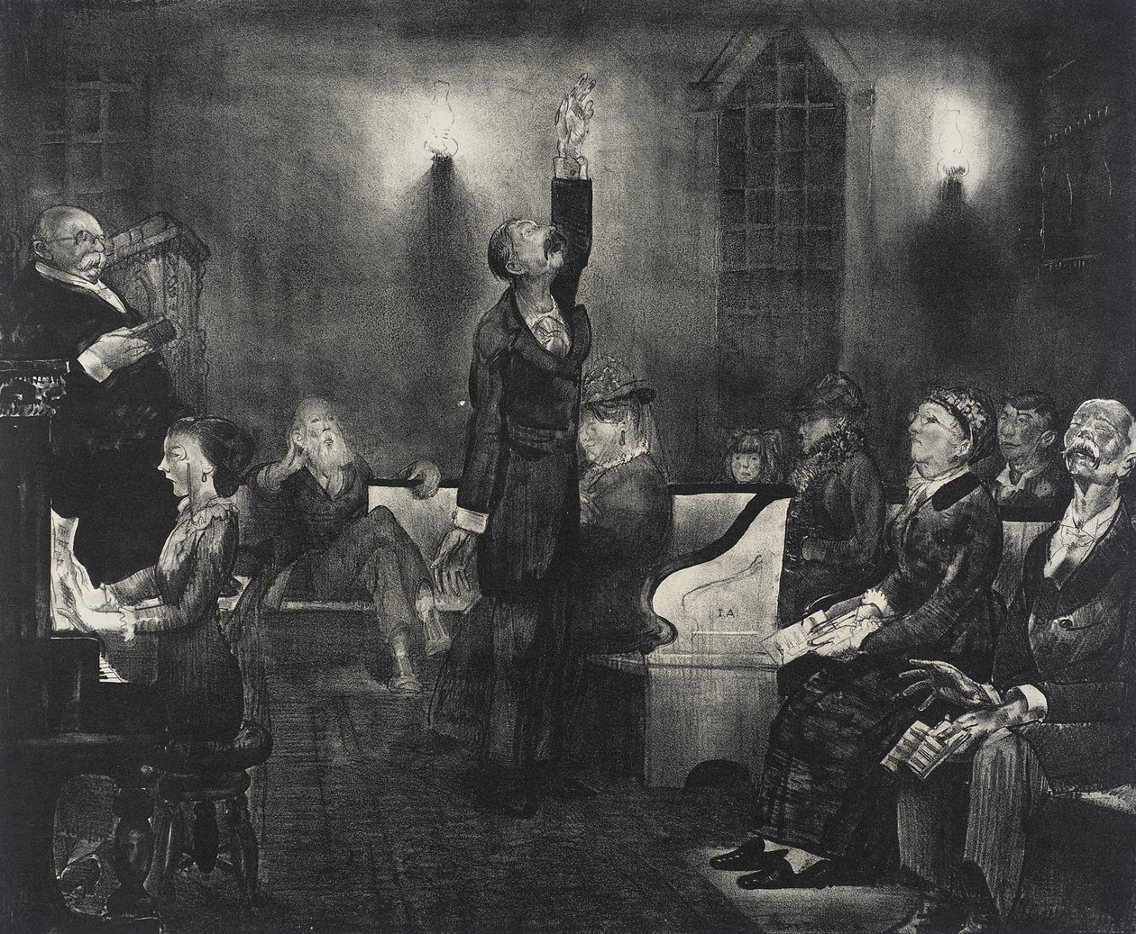 Bönemöte nr 2 av George Bellows