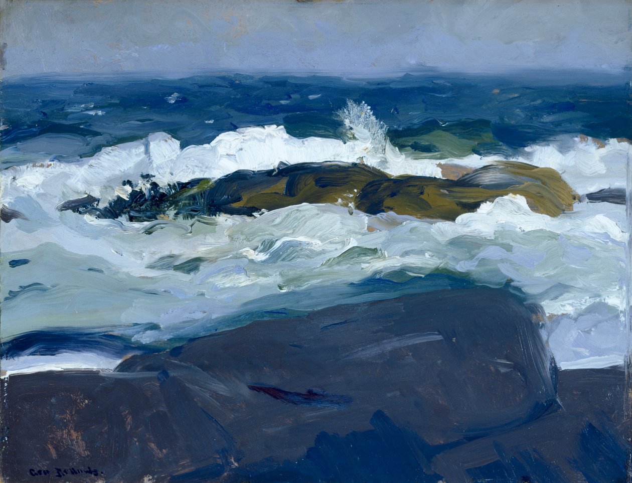 Rock Reef, Maine av George Bellows