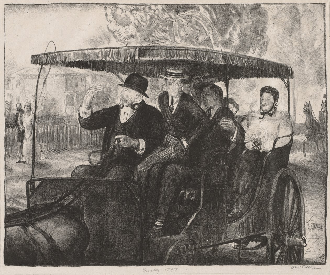Söndag 1897 av George Bellows