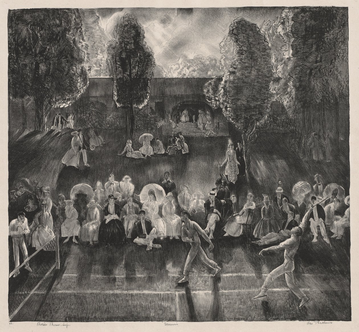 Tennis av George Bellows