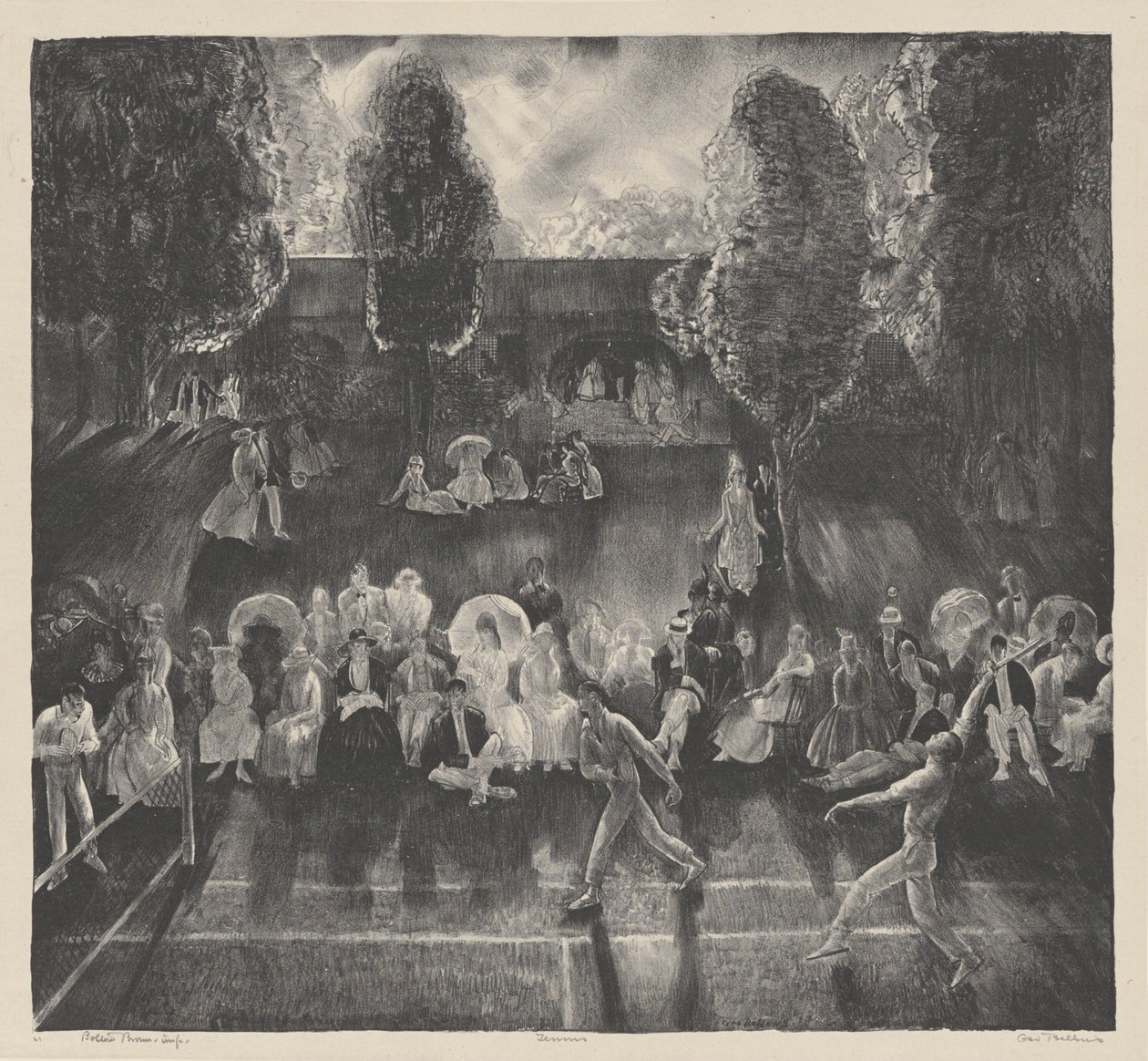 Tennis av George Bellows