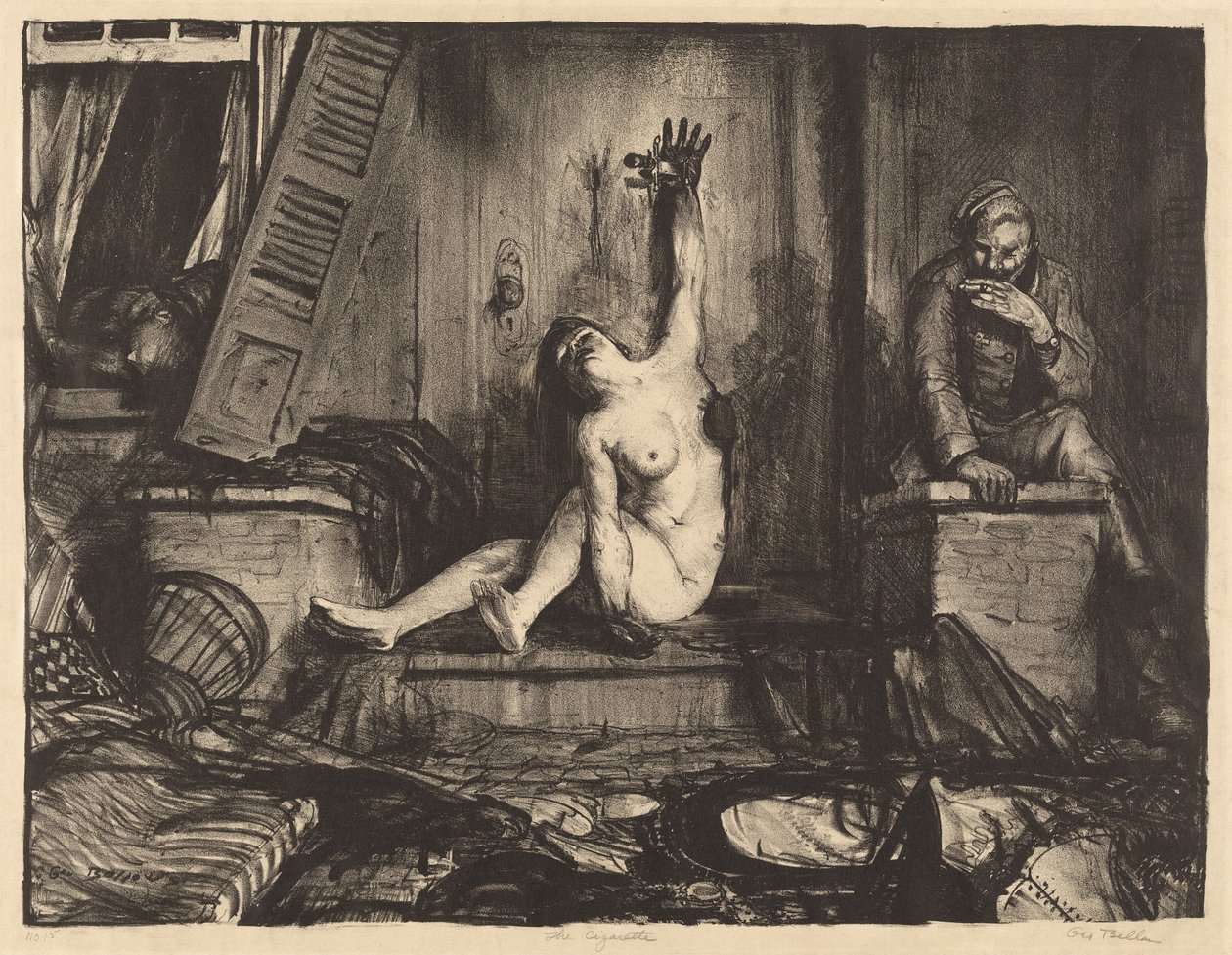 Cigaretten av George Bellows