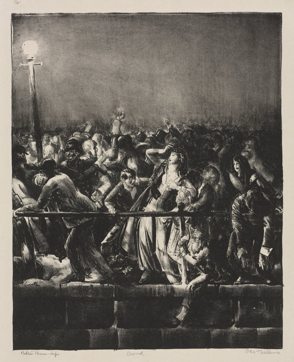 Folkmassan av George Bellows