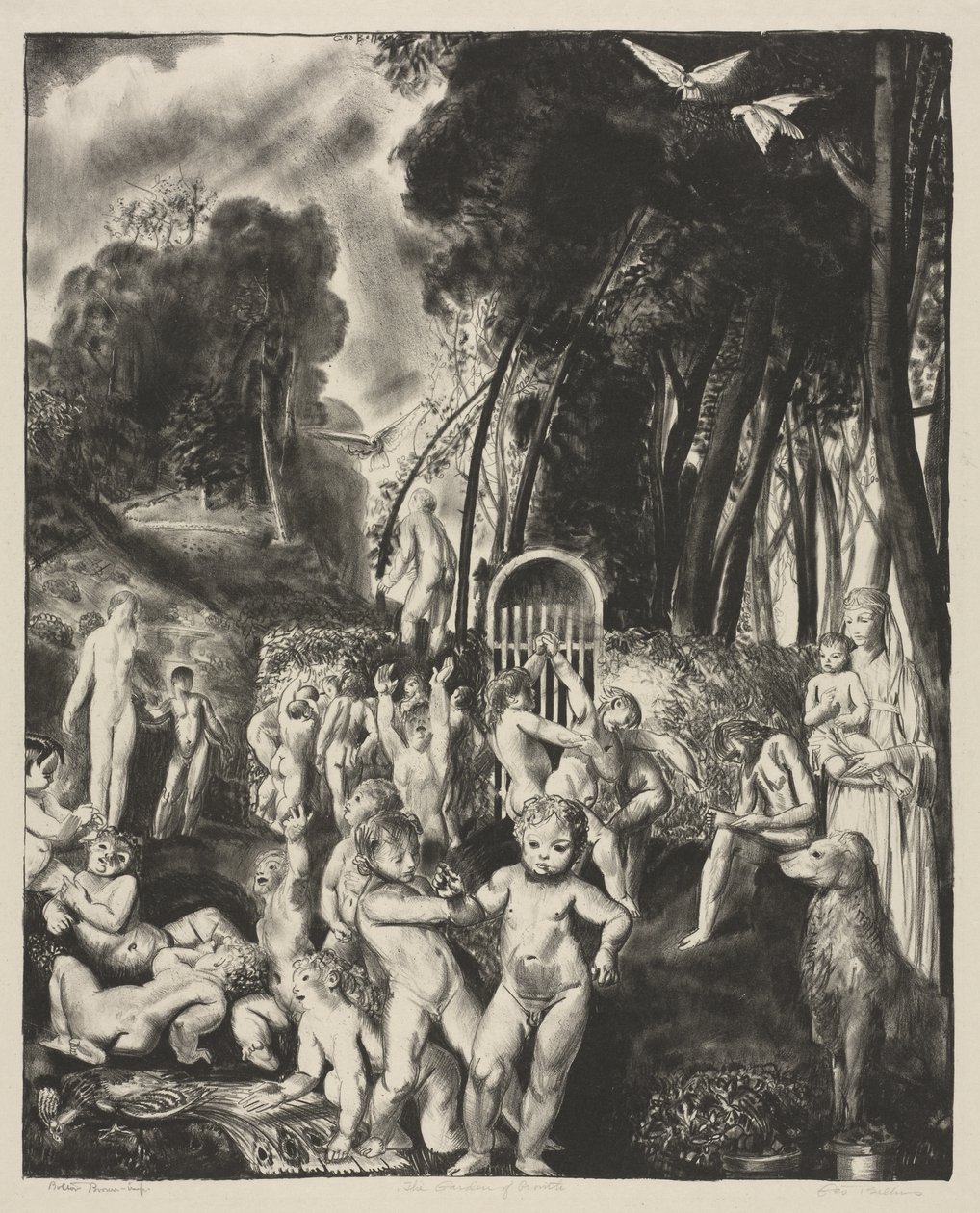 Tillväxtens trädgård av George Bellows