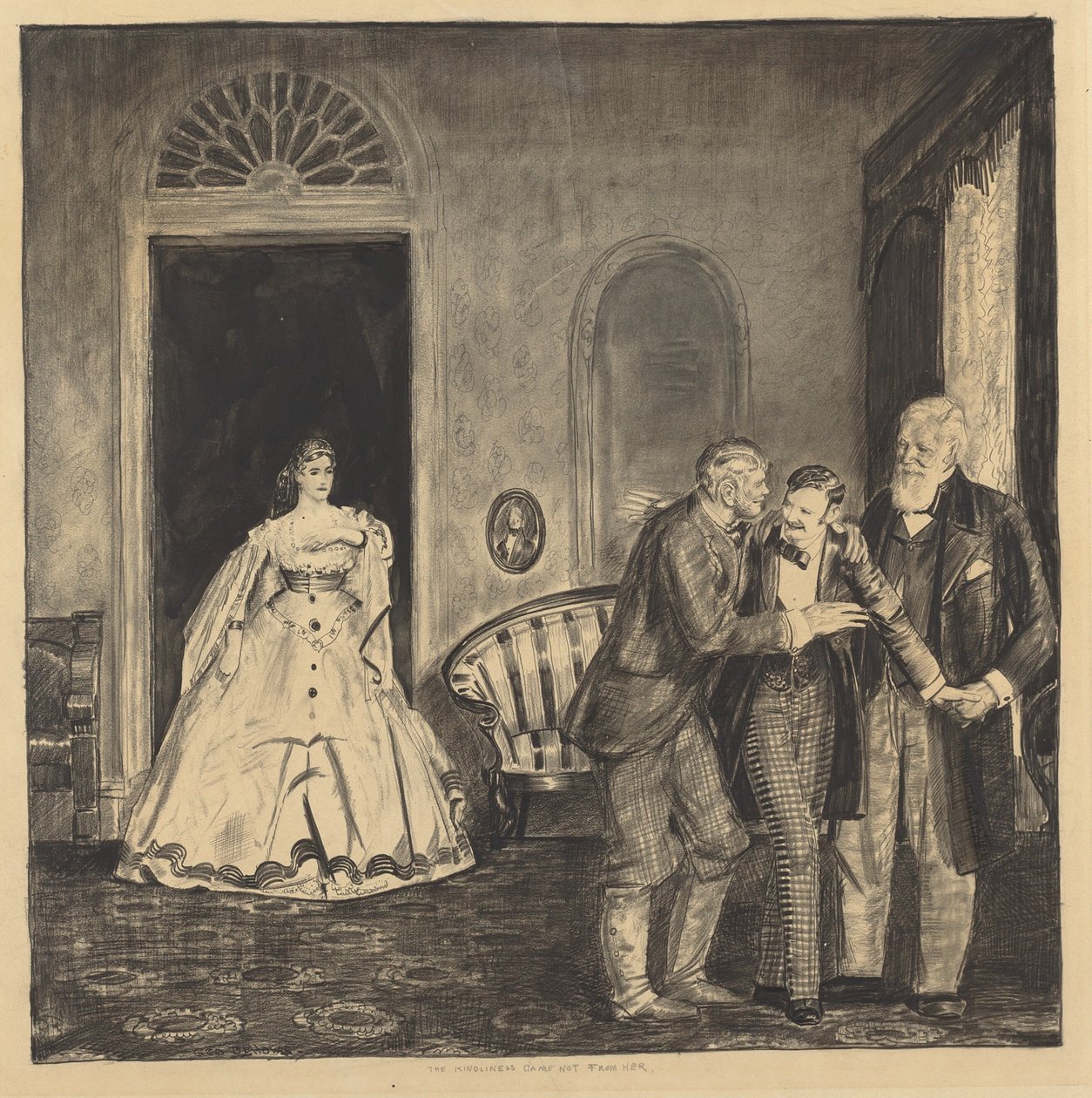 Vänligheten kom inte från henne av George Bellows