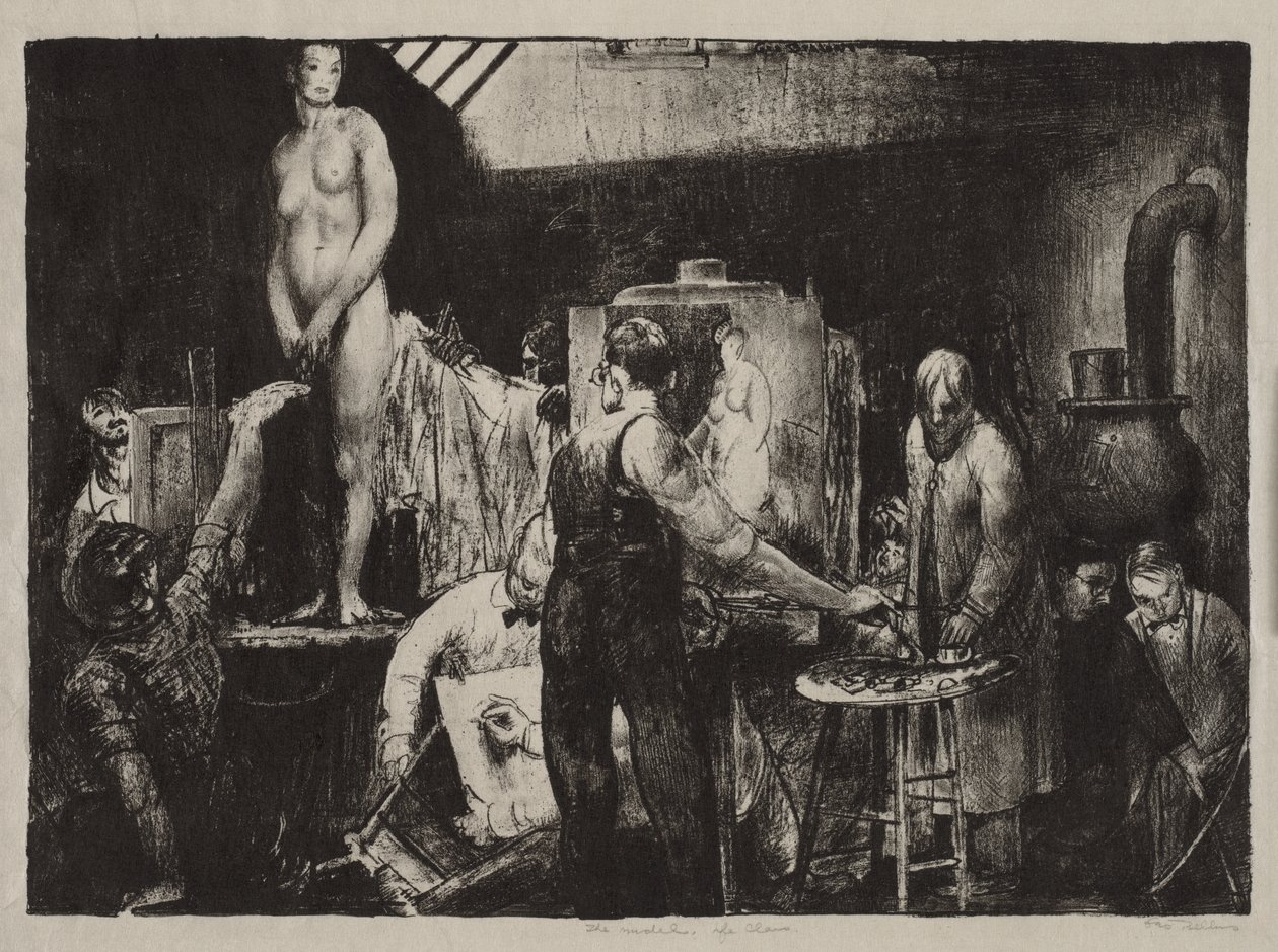 "Livsteckningskursen" av George Bellows