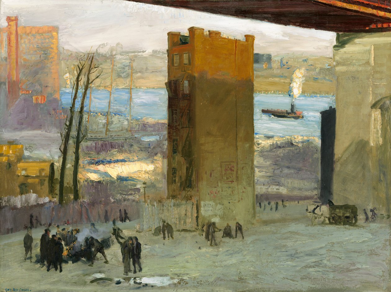 Den ensamma hyresgården av George Bellows