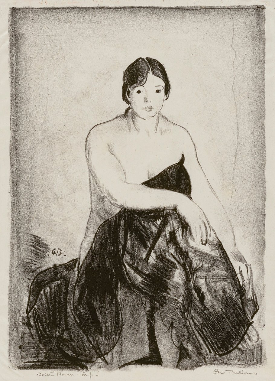 Modellen, den andra stenen av George Bellows