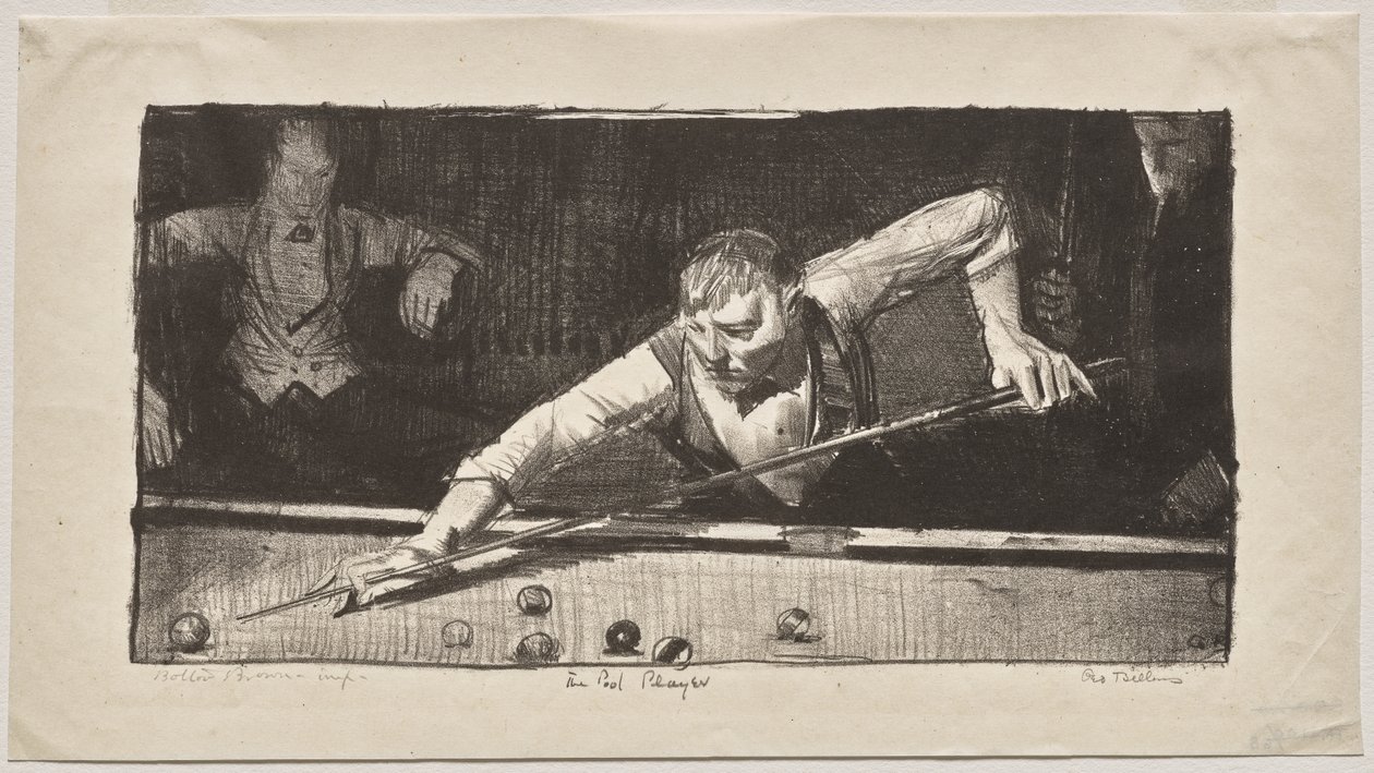 Biljardspelaren av George Bellows