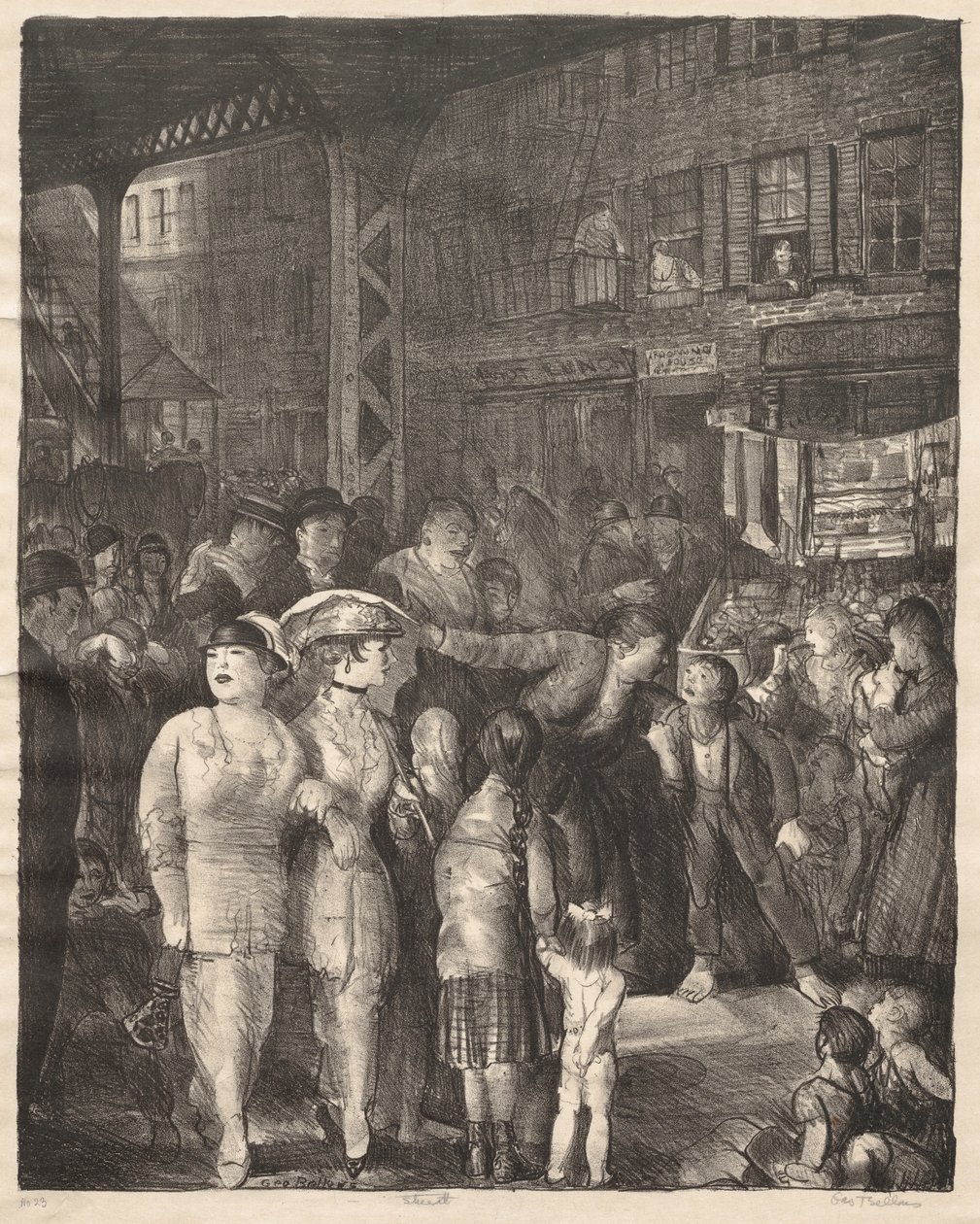 Gatan av George Bellows