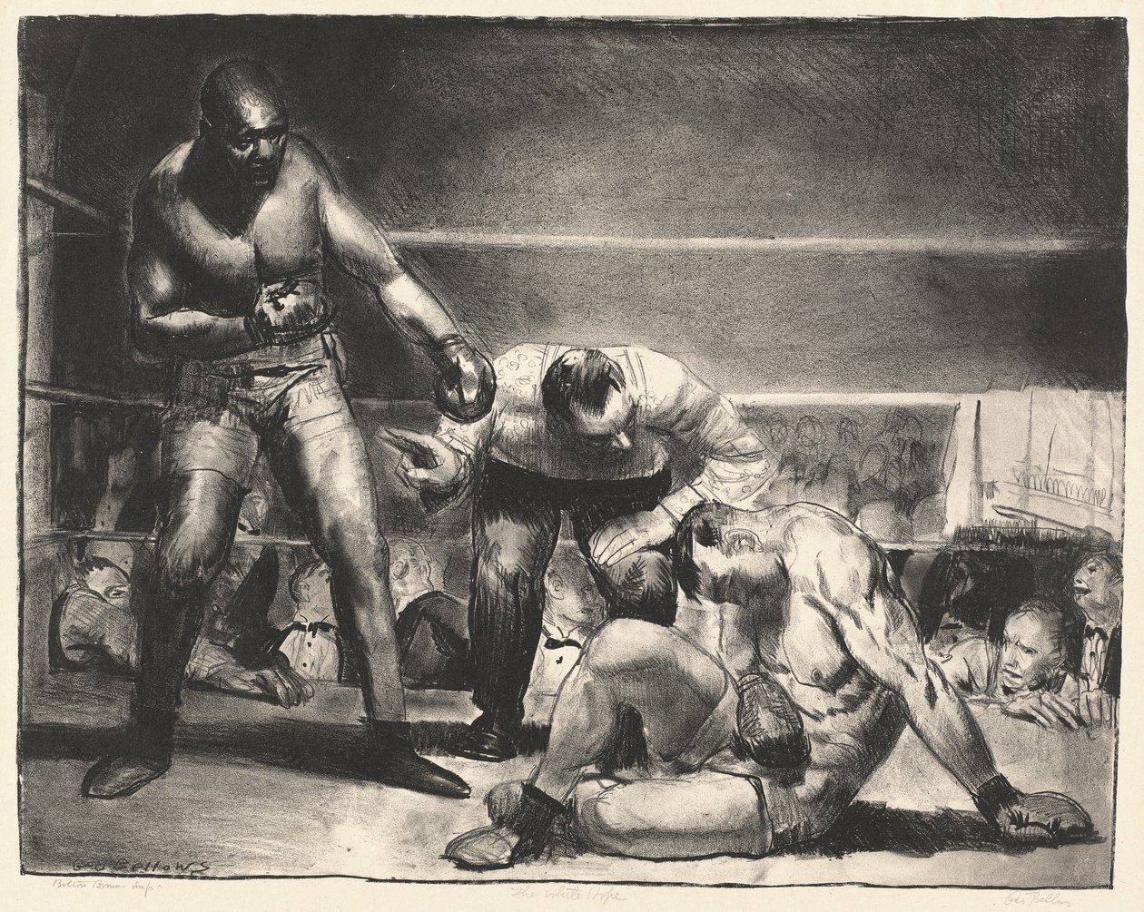 Det vita hoppet av George Bellows