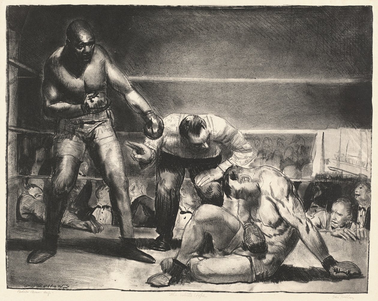 Det vita hoppet av George Bellows
