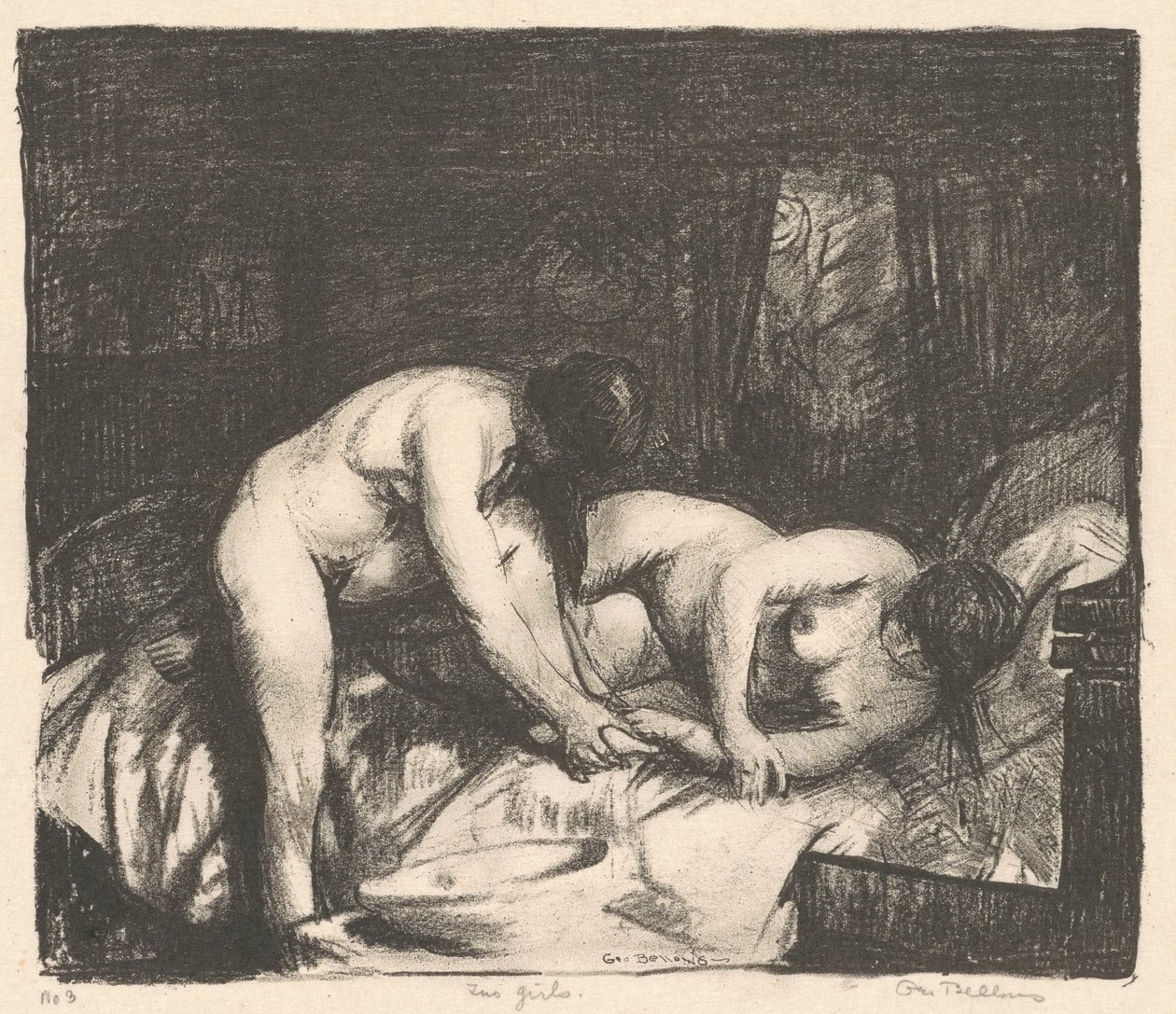 Två tjejer av George Bellows