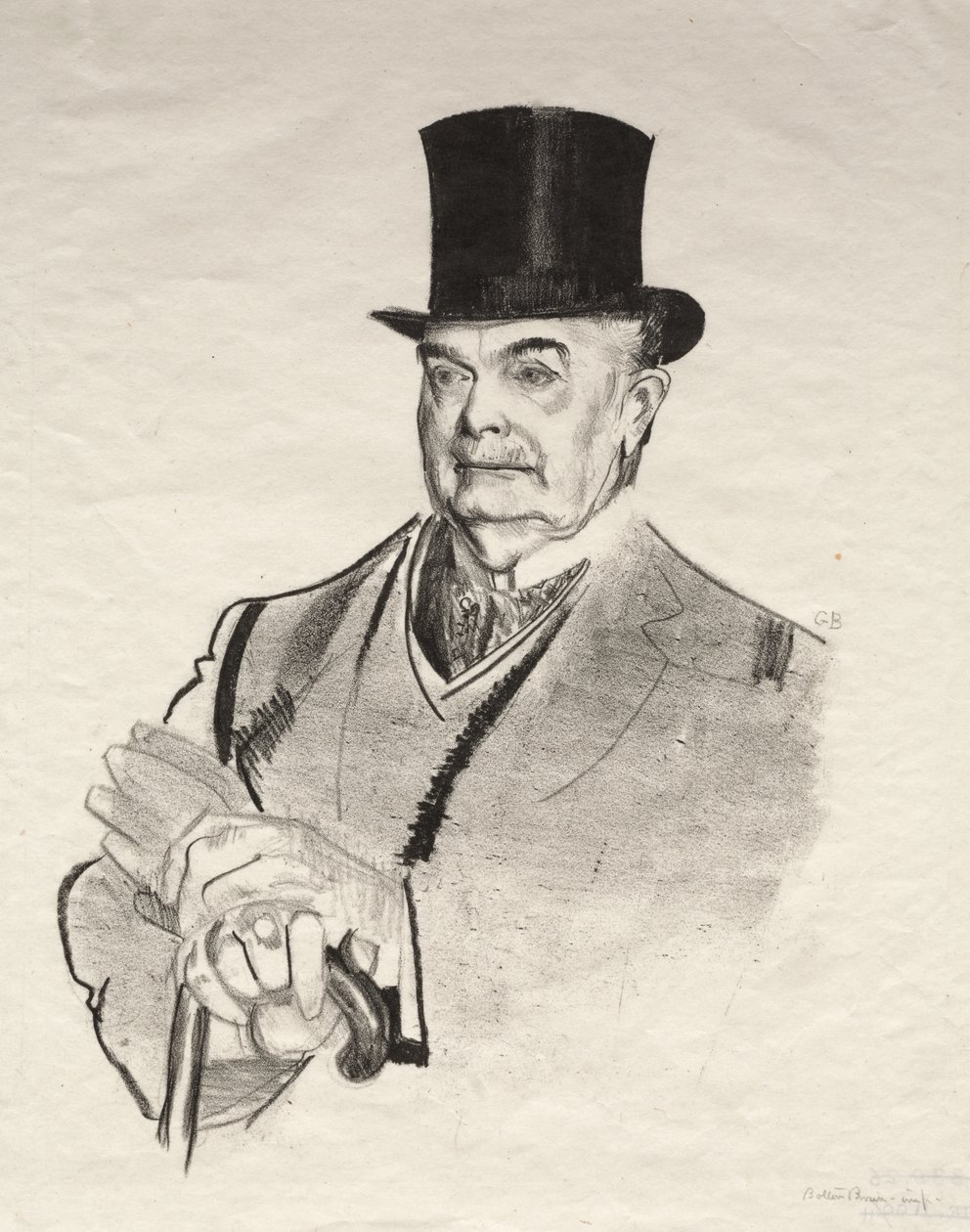 W. E. Story, Esq., första tillståndet av George Bellows