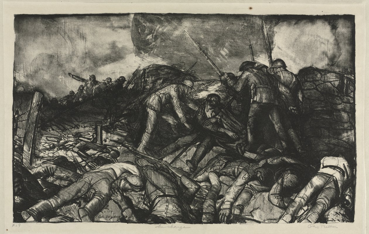 Krigsserie: Anfallet av George Bellows
