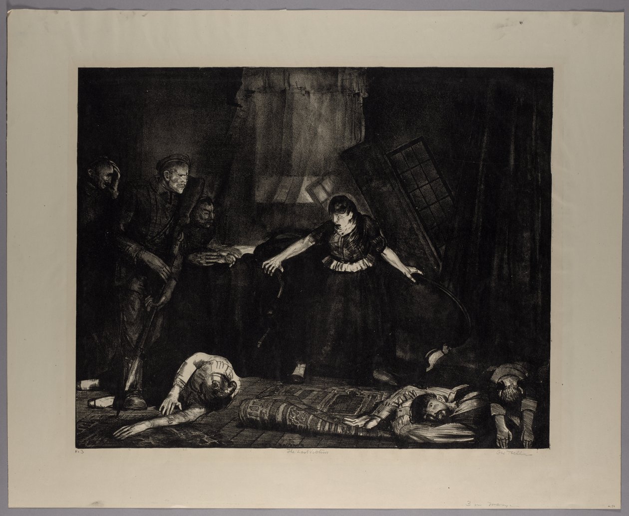Krigsserie: Det sista offret av George Bellows