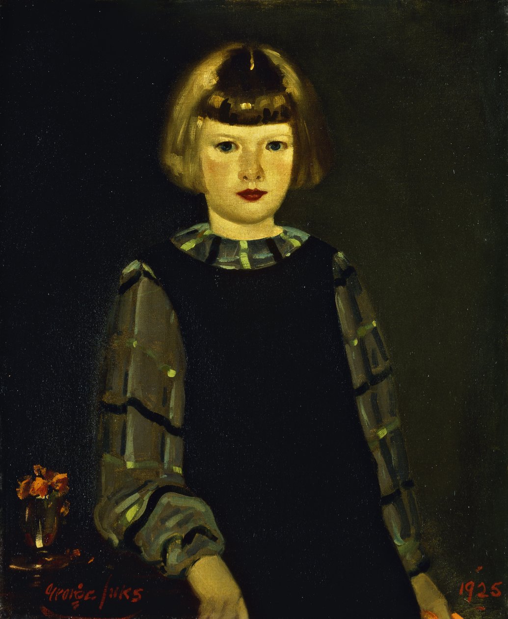 Porträtt av fröken Ruth Breslin av George Benjamin Luks