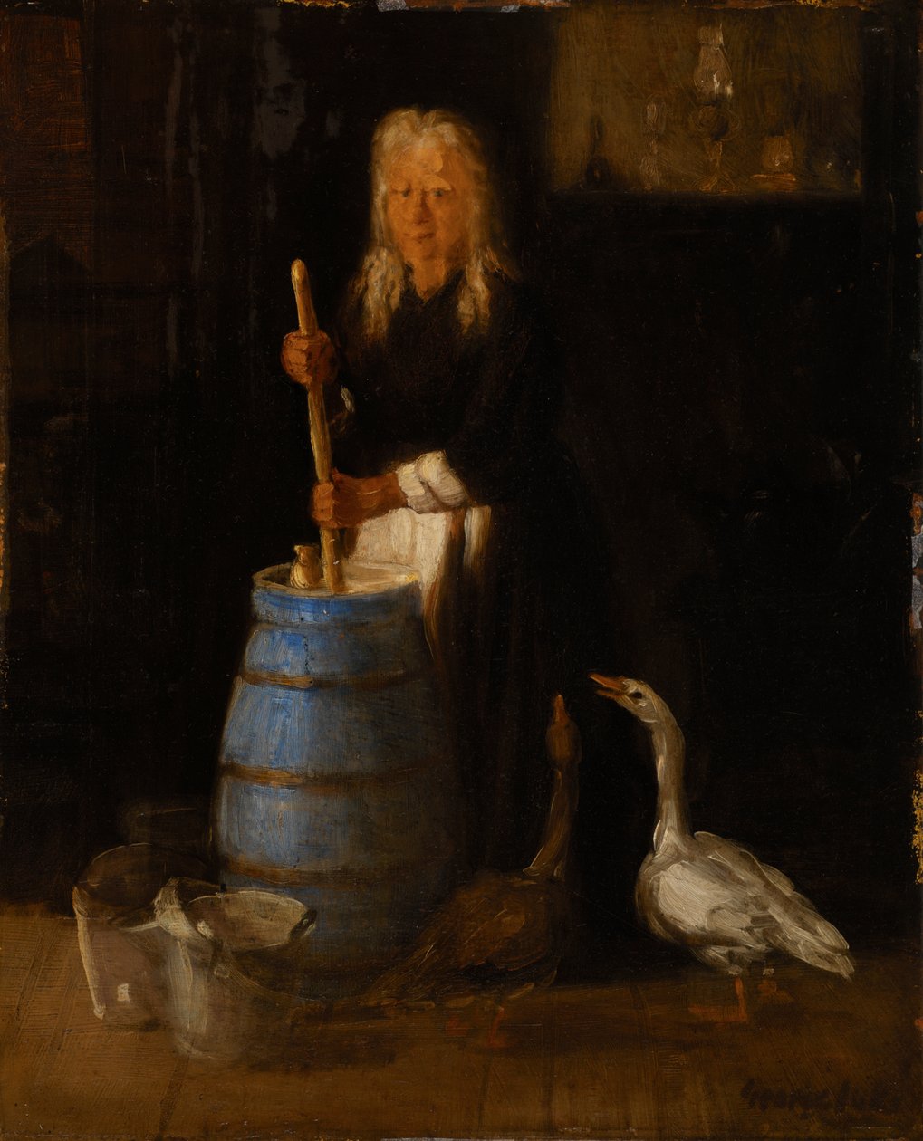 The Blue Churn av George Benjamin Luks