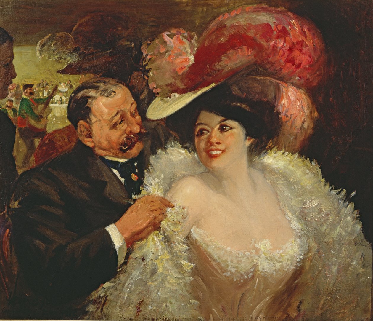 Café Francis av George Benjamin Luks