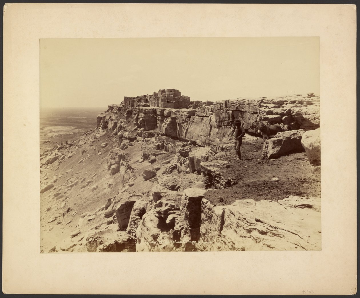 Hualpi, Moqui-indianernas by, Arizona av George Benjamin Wittick