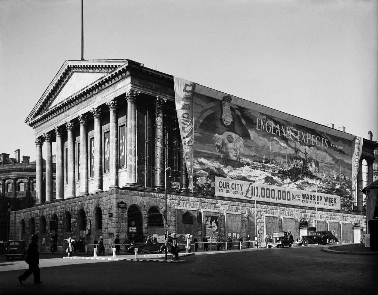 Rådhuset, Victoria Square, Birmingham, 1941. av George Bernard Mason