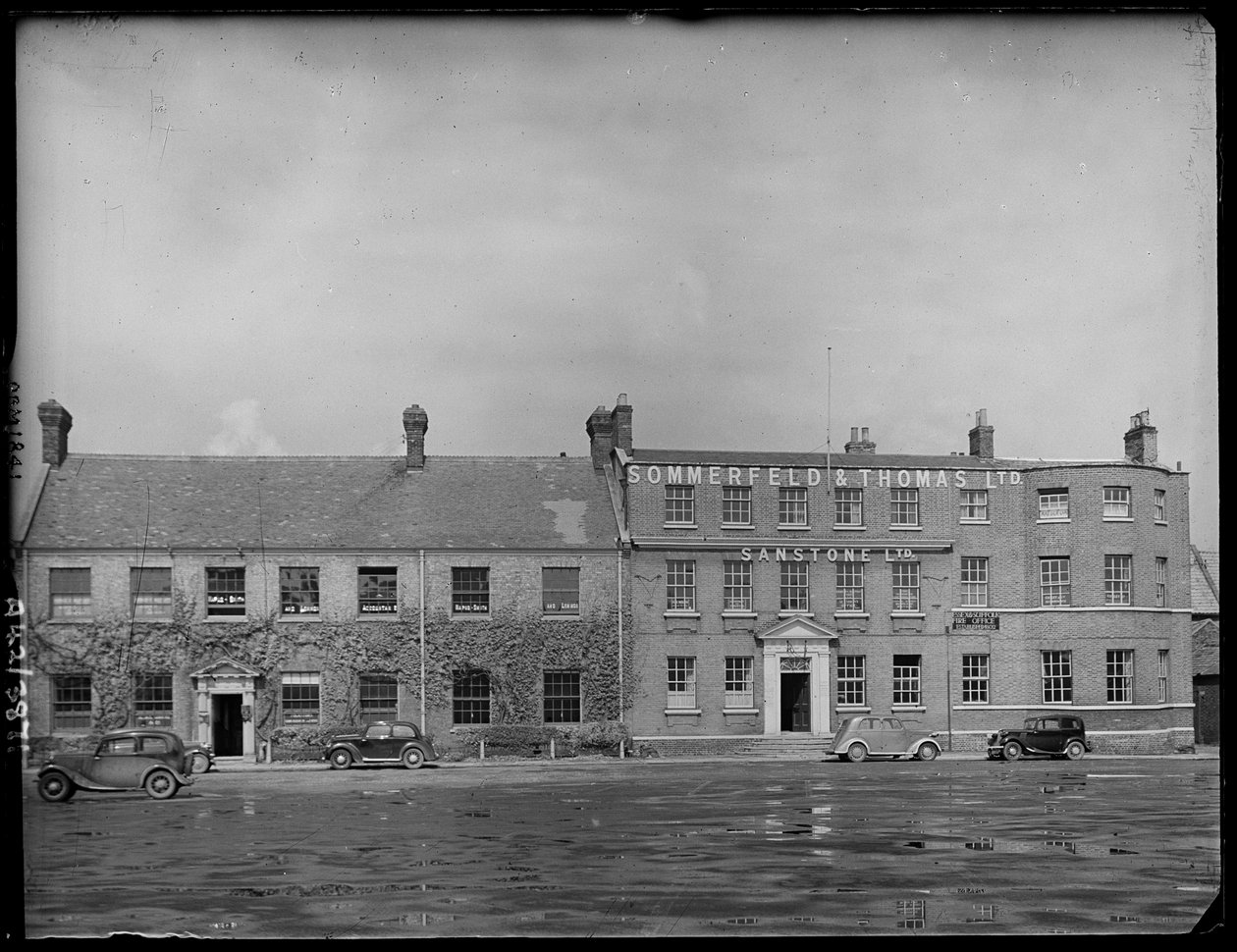 Tuesday Market Place, Kings Lynn, Kings Lynn och West Norfolk, Norfolk, 1942. av George Bernard Mason