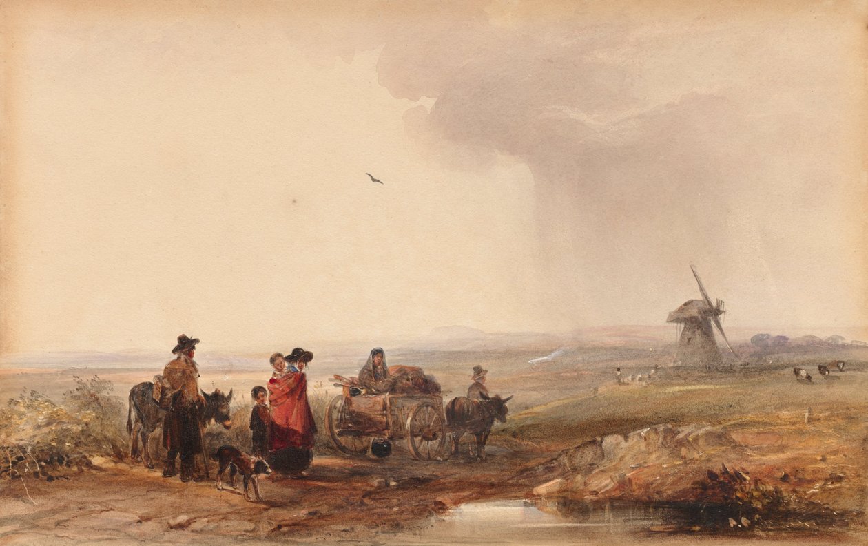 Zigenarläger, Holland av George Bryant Campion