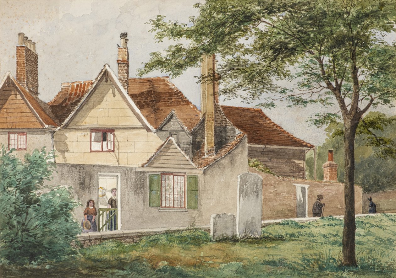 Stugor i Trevanion Street, Dover av George Buchanan Wollaston