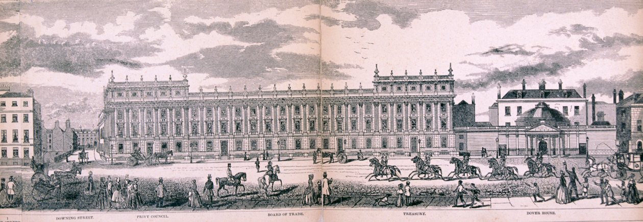 Panorama över London, 1849 av George C Leighton