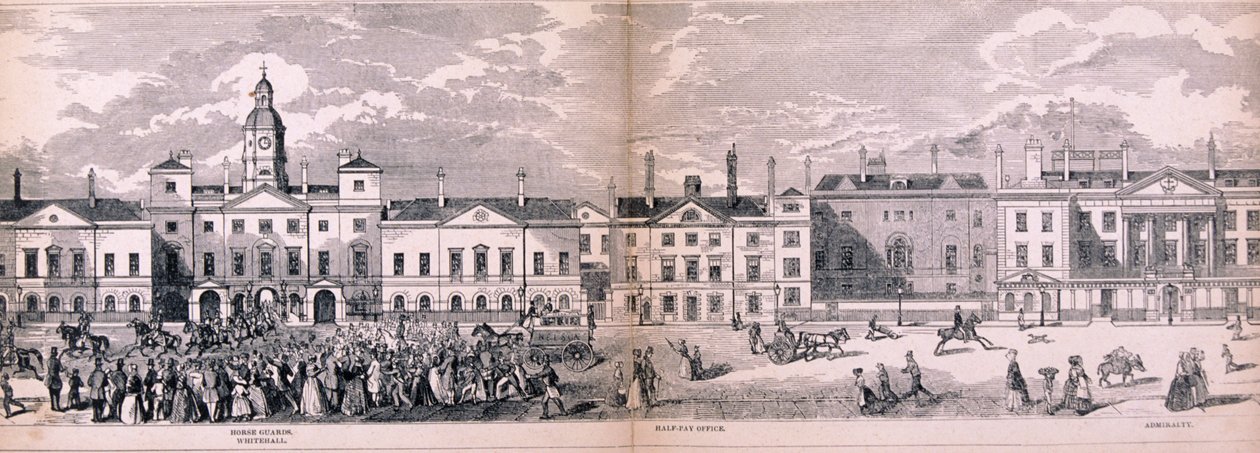 Panorama över London, 1849 av George C Leighton