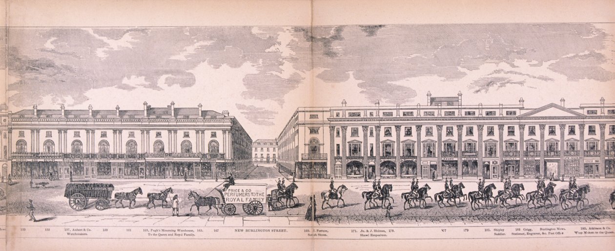 Panorama över London, 1849 av George C Leighton